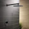 Kibi Circular Pressure Balanced Single Function Shower System with Rough In Valve - Matte Black KSF407MB - alternate 4